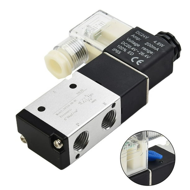3/4 Inch Electric Pneumatic Solenoid Valve 220V N/C - 2 Port Water Oil Air Gas Valve (2W-200-20)