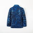 thumbnail image 2 of Wehilion Boy's Gentleman Suit Jacket, Feather Pattern Coat, Formal Wear For Speech Performance Birthday Party, Kid's Clothes For Spring Fall Winter, 2 of 5