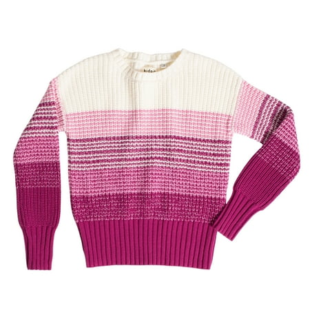 

KIDPIK Girls Long Sleeve Ombre Stripe Sweater Size: 2T - XXL (16)