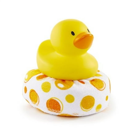 Munchkin Duck Duck Clean Sponge Bath Toy, Yellow