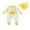 White, variant on Gupgi 0-6M Newborn Boy Girl Duck Outfit, Baby Long Sleeve Full Length Footed Jumpsuit Duck Hat 2 Piece Fall Set