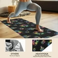 thumbnail image 4 of Multicolor Controllers Games Characters Black Pattern Hot Yoga Mat Towel Non Slip for Hot Yoga - Quick-Drying Yoga Mat Cover with 4 Corner Pockets with Travel Bag - Hot Yoga Towel Non Slip 70"x26", 4 of 6