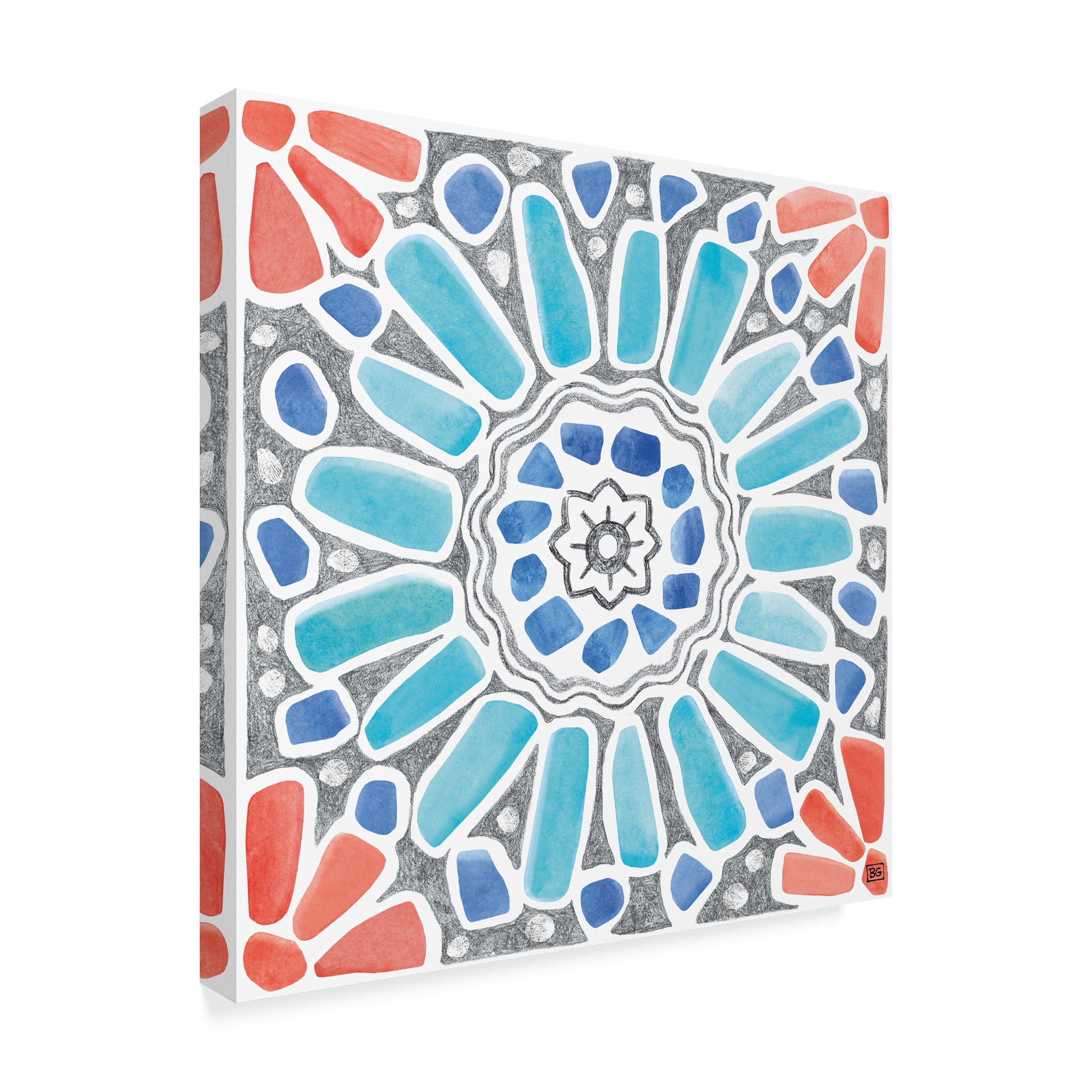 Trademark Fine Art 'Coastal Sea Life VII' Canvas Art by Beth Grove