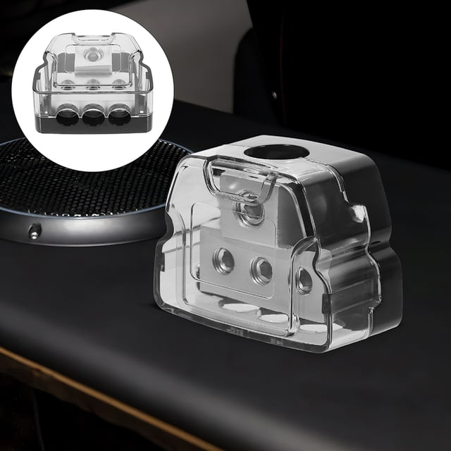 HIAKDOFT 2pcs Car Audio Power Distribution Block Hydraulic Distribution Block Zinc Alloy For Car Owners