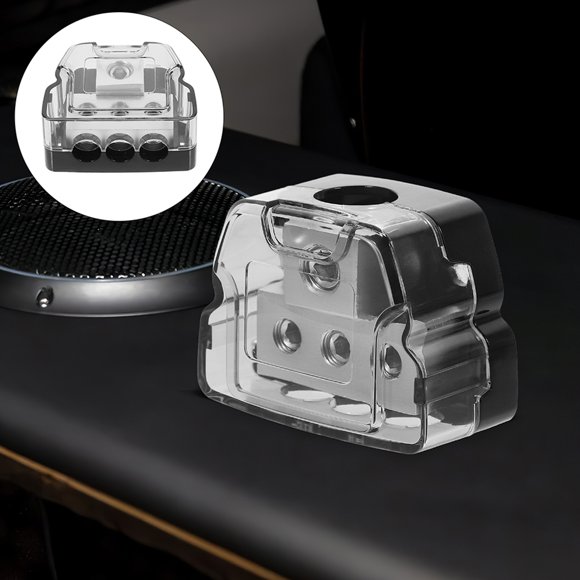HIAKDOFT 2pcs Car Audio Power Distribution Block Hydraulic Distribution Block Zinc Alloy For Car Owners
