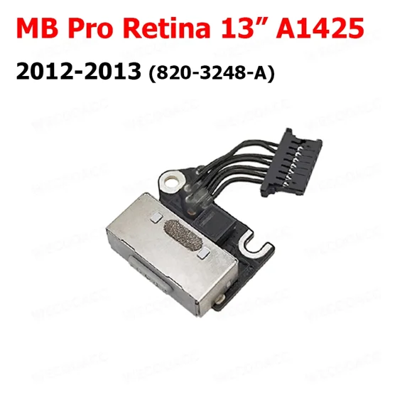 Port de Charge Original Prise DC pour Macbook Pro Retina 13 Pouces 15 Pouces A1398 A1425 A1502 2012 2013 2014 2015 Ans A1425