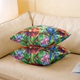 thumbnail image 3 of YST Floral Hummingbird Pillow Cover 22x22 Inch,Rustic Farmhouse Flowers Decorative Pillow Cover Retro Watercolor Colorful Irises Throw Pillow Cover,Country Garden Cushion Cover, 3 of 6