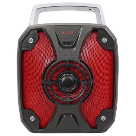 Rockville ROCKBOX 6.5 100w Rechargeable Bluetooth Rugged Jobsite Speaker USB/SD
