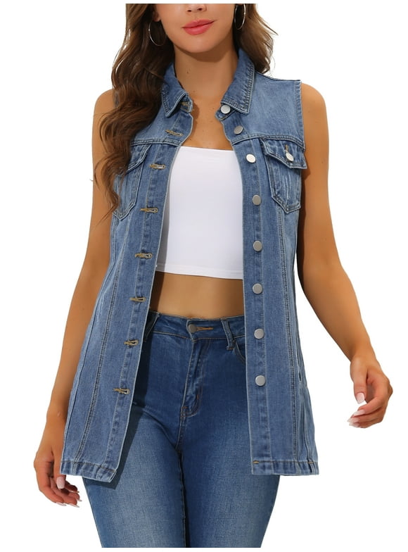 Blue Denim Vests