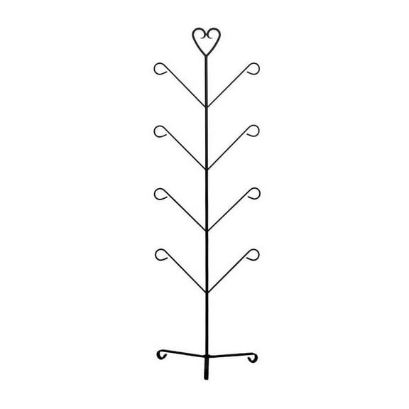 Wrought Iron Heart Mitten And Boot Dryer 4 Pair