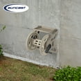 thumbnail image 5 of Suncast Handler 200 Foot Resin Wall Mounted Outdoor Garden Hose Reel, Taupe, 5 of 8