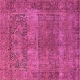 thumbnail image 1 of Ahgly Company Indoor Square Oriental Pink Traditional Area Rugs, 8' Square, 1 of 4