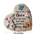 thumbnail image 3 of Memorial Garden Stone Sympathy Decoration for Loved Ones Eternal Remembrance Outdoor Memorial, 3 of 7