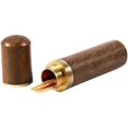thumbnail image 1 of Caja cilíndrica de madera para palillos de dientes (color oscuro, 17 x 83 mm), juego de porta palillos portátil, juego de cápsulas portátil, 1 of 5