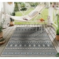 thumbnail image 3 of Rugshop Moderne Tapis d'Intérieur / Extérieur 5' x 7' Crème, 3 of 7