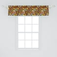 thumbnail image 2 of Ambesonne Autumn Window Valance, Fall Season Colors Flowers, 54" X 12", Multicolor, 2 of 3