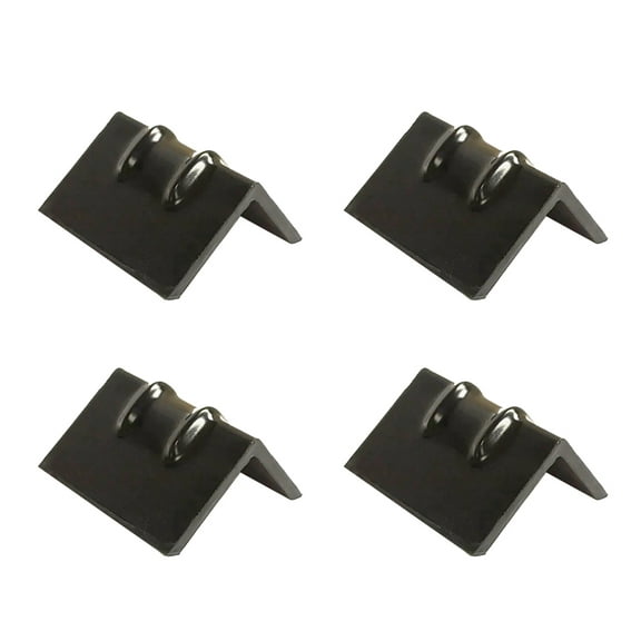 (4 Pack) Steel Edge Protector w/ Rubber Coating on Back - 6"