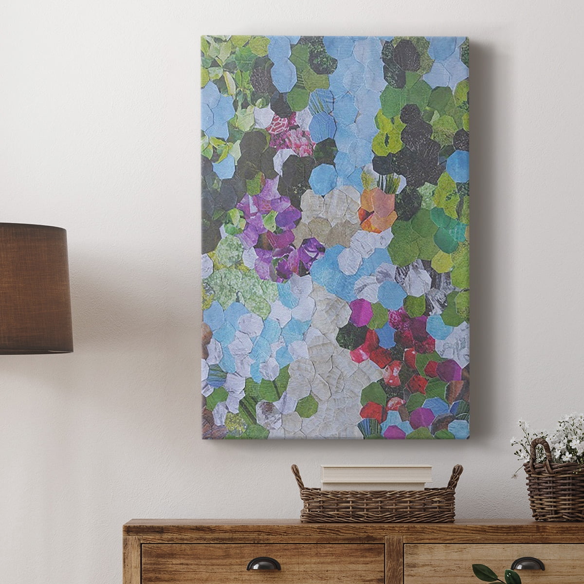 Iris Garden Premium Gallery Wrapped Canvas - Ready to Hang