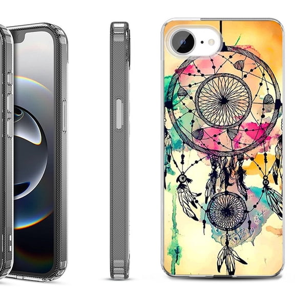 Shockproof Protective Phone Case for iPhone 16e, by OneToughShield - Dream Catcher Color