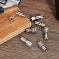 thumbnail image 4 of Uxcell 12 Pack Shelf Bracket Peg C Nickel Plated 8mm Dia 7.3mm Depth Holder, 4 of 6
