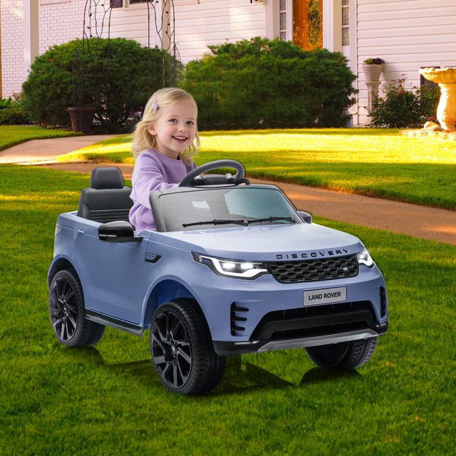 GloryStar 12V Licensed Land Rover Ride On Toy for Kids, Electric Car with Remote Control, 3 Speeds, Soft Start, LED Lights