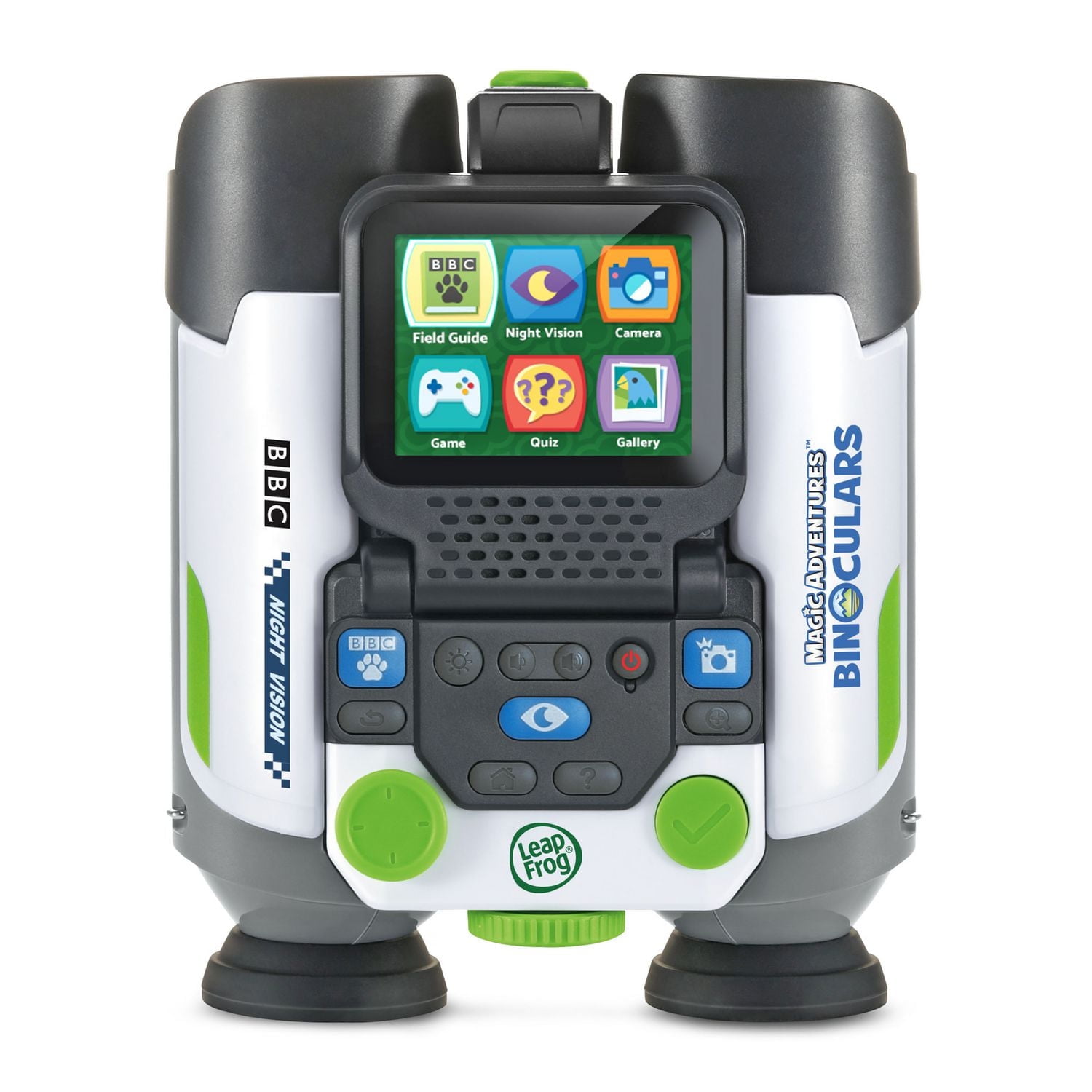 LeapFrog Jumelles vidéo interactives avec écran, appareil photo et vidéos éducatives - Version anglaise 4+ Ans