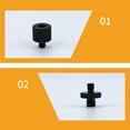thumbnail image 3 of SIEYIO 2pcs 1/4"-20 Male to M4 M5 M6 M8 M10 Male Threaded Screws Tripod Converter Screw, 3 of 17