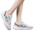 thumbnail image 6 of NOKIO Women Running Shoes Athletic Tennis Sneakers Lace Up Mesh Lightweight Breathable Walking Workout Jogging Gym Non Slip Mesh Outdoor Women Shoes Soft Sole Sport Shoes, 6 of 6