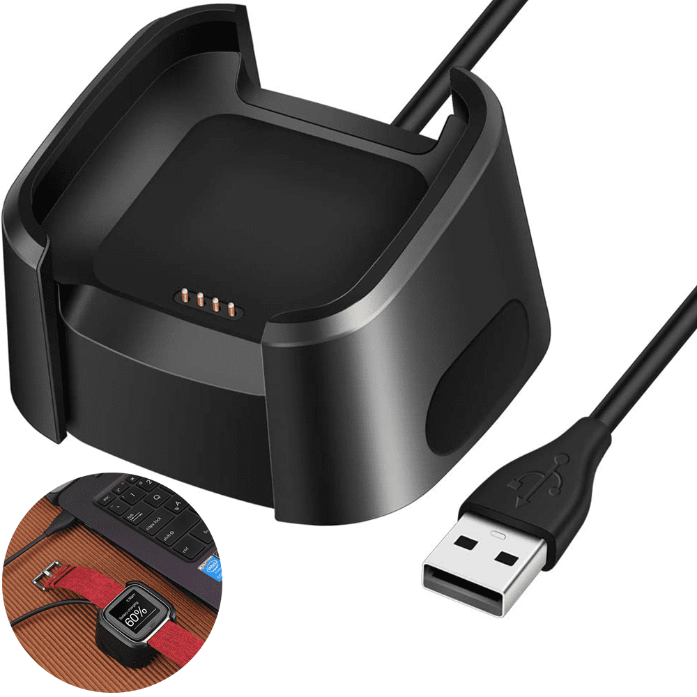 Replacement USB Charging Data Dock Station For Fitbit Versa Lite/Fitbit Versa 
