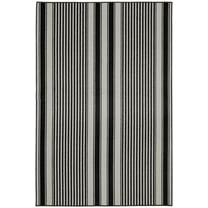 Garland Rug Cape Cod Black Indoor Area Rug, 6' x 8'