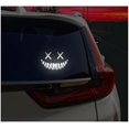 thumbnail image 1 of Queilt 19x12.6cm Reflective Smile Demon Car Sticker,Funny Cool Die Cut Waterproof Car Window Decal, 1 of 2