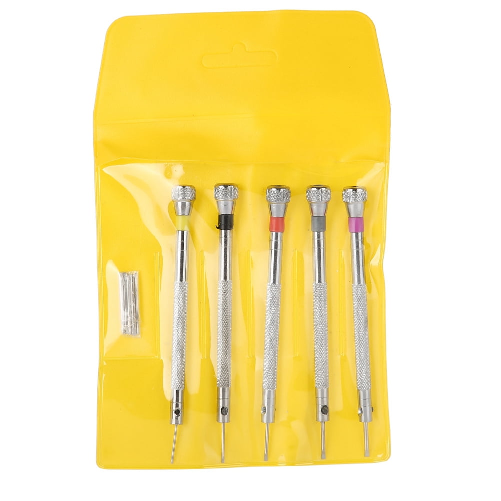 Tebru Slotted Screwdriver Set, Precise Size Jewelry Screwdriver Set
