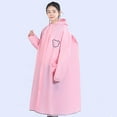 thumbnail image 2 of TAIAOJING Toddler Summer Autumn Boys Girls Plain Color Buttoned Thick Poncho Raincoats Rain Ponchos Lovely 14-16Y, 2 of 4