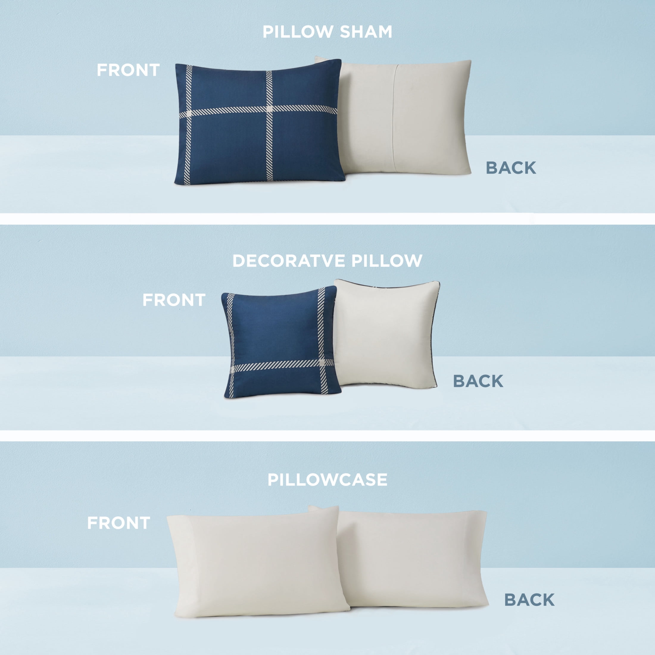 The Sheet Lab Window Pane Check Bed in a Bag