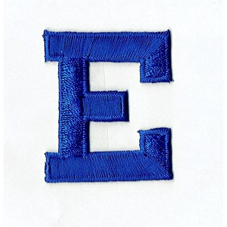 - Alphabet Letter - E - Color Royal Blue - 2