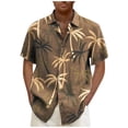 thumbnail image 1 of Men's Summer Short Slim Fit Fashion Breathable Men's Shirt5XL, 1 of 5