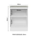 thumbnail image 3 of Gabinete Bajo Cocina Madesa Lux 60cm Con Encimera Gris B, 3 of 5