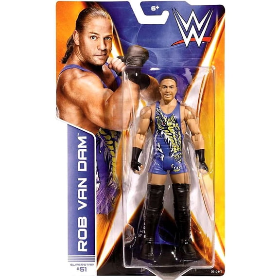 WWE Wrestling Basic Series 43 Rob Van Dam Action Figure #51