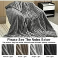 thumbnail image 5 of CJC Soft Flannel Plush Fleece Blankets Lightweight 540 GSM Reversible Throws for Sofa Large Warm Fluffy Versatile Blanket Bed Throw for Bedroom, Couch, Travel, Kids, Camping, 5 of 6