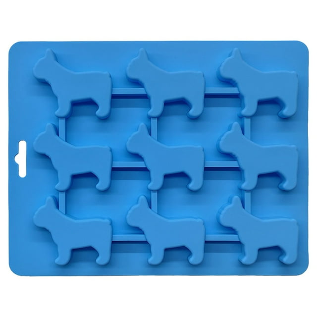 Cartoon Silicone Ice Checker Animal Shape Silicone Ice Tray 9 Link Ice Block Chocolate Mold for Kids Party Kitchen Baking Reusable Pop Out Set of Frozen Treats Fun Mold Maker
