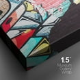 thumbnail image 4 of PixonSign Canvas Print Wall Art Graphic Warhol Paint Splatter Graffiti & Street Art Comics Digital Art Modern Art Bohemian Portrait Fun Multicolor Ultra for Living Room, Bedroom, Office - 32"x48", 4 of 5