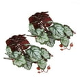 thumbnail image 3 of Artificial Reptile Plant, Easy Care 2PCS Non Fading Soft Texture Lifelike Plastic Plant  For Fish  For Reptile Pet Nests, 3 of 8