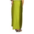thumbnail image 3 of Indian Satin Silk Petticoat Bollywood Solid Inskirt Lining For Sari, 3 of 3