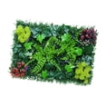 thumbnail image 1 of Tnarru Artificial Plant Wall Panel Fake Greenery Backdrop, Sun Protection, Decorative Faux Grass Panel for Backyard Party Decoration A, 1 of 8