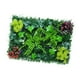 thumbnail image 1 of Panel de pared de plantas artificiales, telón de fondo verde falso, protección solar, Panel decorativo de césped sintético para decoración de fiestas Estilo A, 1 of 8