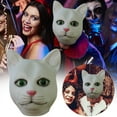 Party 9 Party Cat Head Cover Meow Star Head Cover Cat Head Cover Dance ...