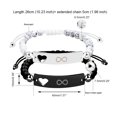 thumbnail image 3 of Infinity Heart Symbol Bracelets Set - Love You Forever Magnetic Attraction Bracelet Set Graduation Gifts for Sisters Boyfriend and Girlfriend, 3 of 7