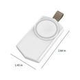 thumbnail image 3 of Binmer Travel Charger For Watch Portable Magnetic Watch Wireless Charger USB Fast Charging Watch Series 5 4 3 2 1, 3 of 7