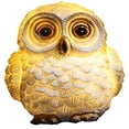 thumbnail image 1 of Ewer - Estatua de búho con energía solar para decoración de jardín, decoración al aire libre con energía solar, estatua de animal, estatua de decoración LED para patio, césped, patio, decoración de patio trasero, estanque, decoración de luz de paisajismo Ormromra WMPH-1557-1, 1 of 7