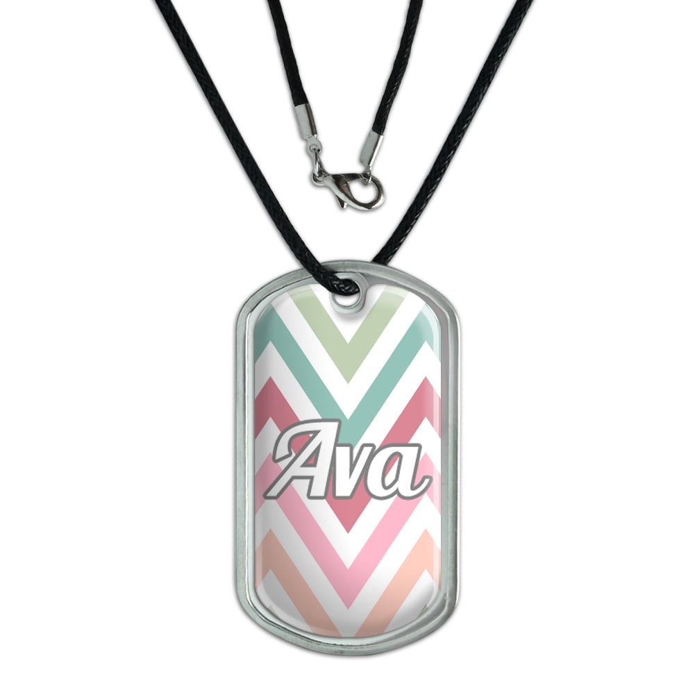 Female Names Ava Dog Tag